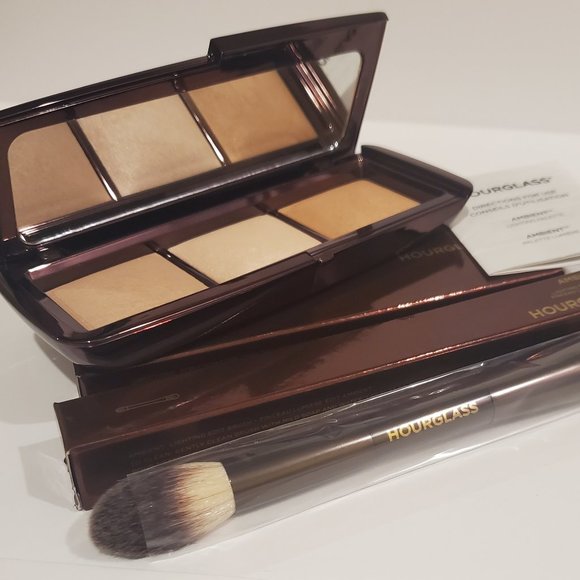 ⭐HOURGLASS SET Ambient Palette +2-Sided Brush $110 - Picture 2 of 16